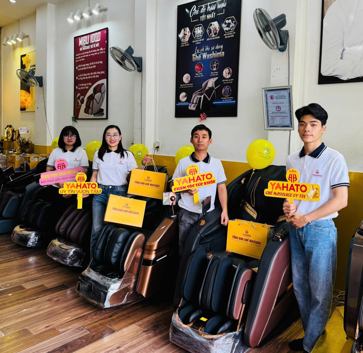 Trải Nghiệm Thực Tế Ghế Massage Yahato 