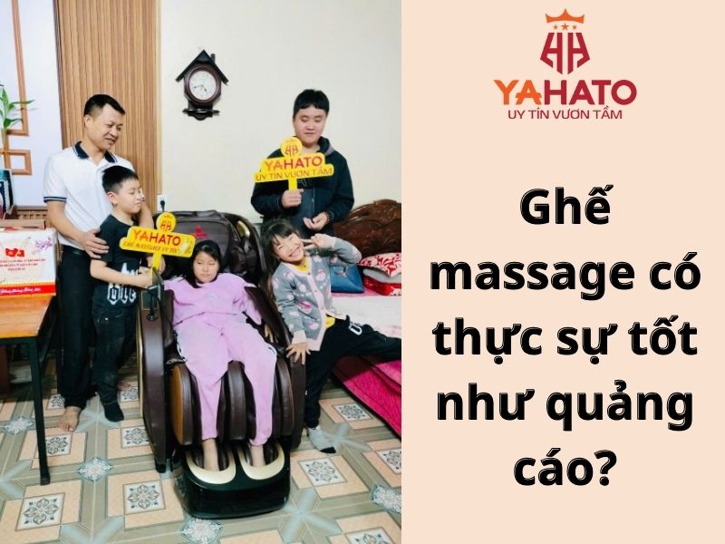 Ghế massage có thực sự tốt như quảng cáo?