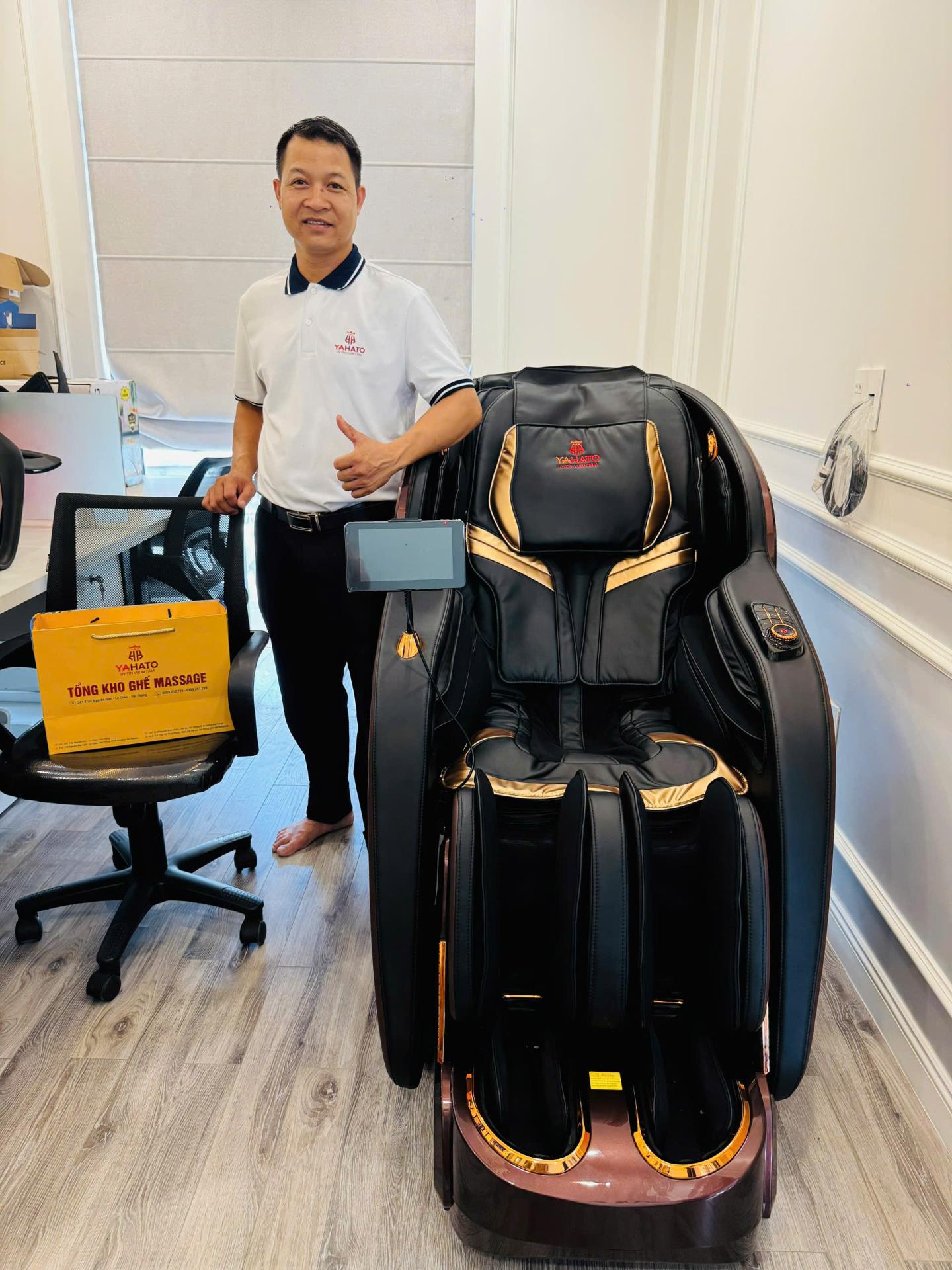 Giảm căng thẳng, xua tan mệt mỏi ngay tại nhà với ghế massage