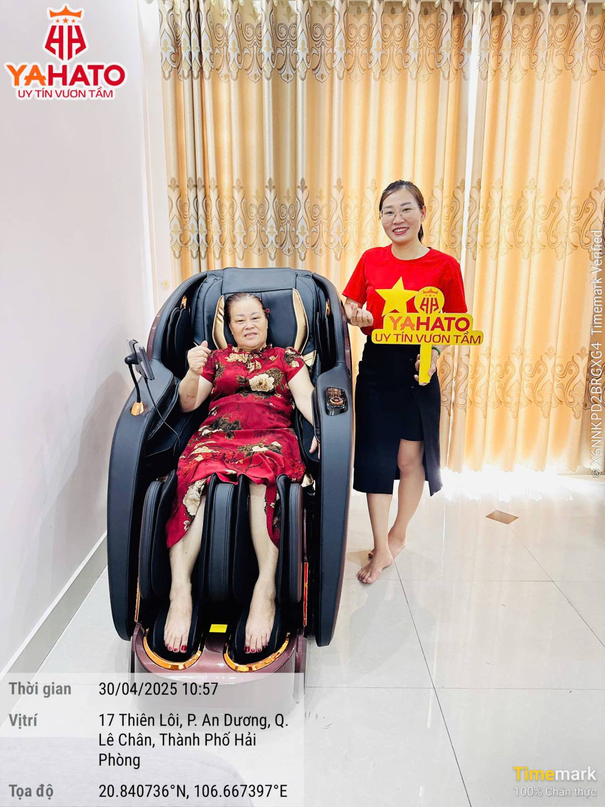 Ghế massage Yahato - Quà tặng tuyệt vời dành cho ba mẹ