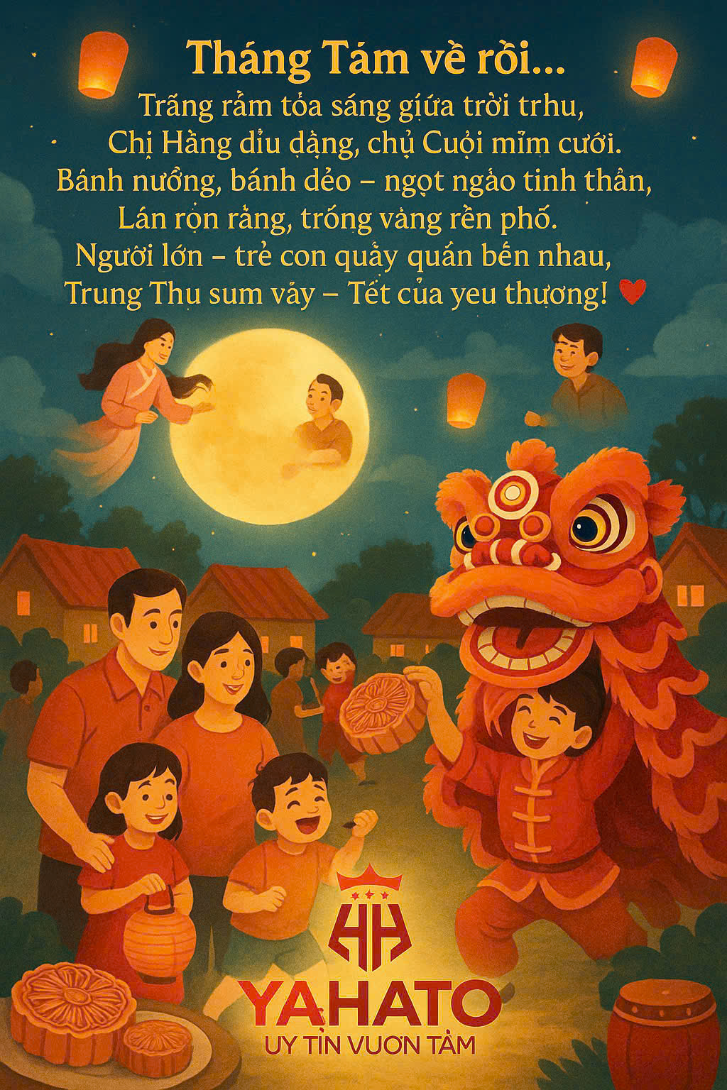 Trung Thu Ấm Áp Hơn Khi Cả Nhà Quây Quần Bên Ghế Massage Yahato