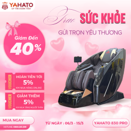 Ghế Massage Yahato FJ - 830 PRO 6D