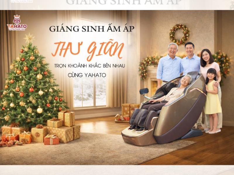 Giáng Sinh An Lành – Ghế Massage Yahato Đồng Hành...
Giáng Sinh An Lành – Ghế Massage Yahato Đồng Hành...
