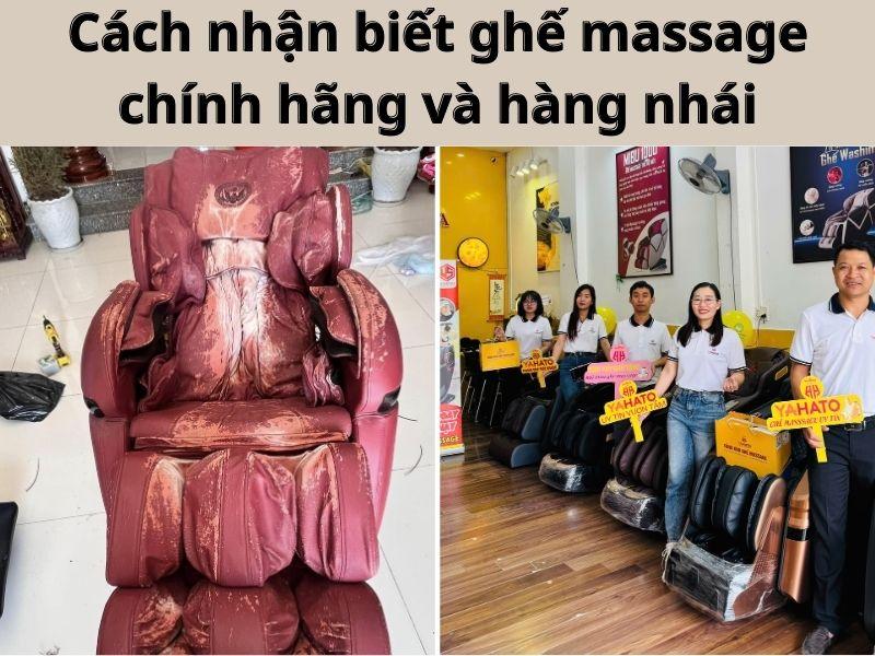   
          Cách nhận biết ghế massage chính hãng và hàng nhái