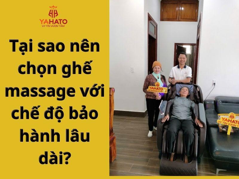 Tại sao nên chọn ghế massage với chế độ bảo hành lâu dài?
Tại sao nên chọn ghế massage với chế độ bảo hành lâu dài?