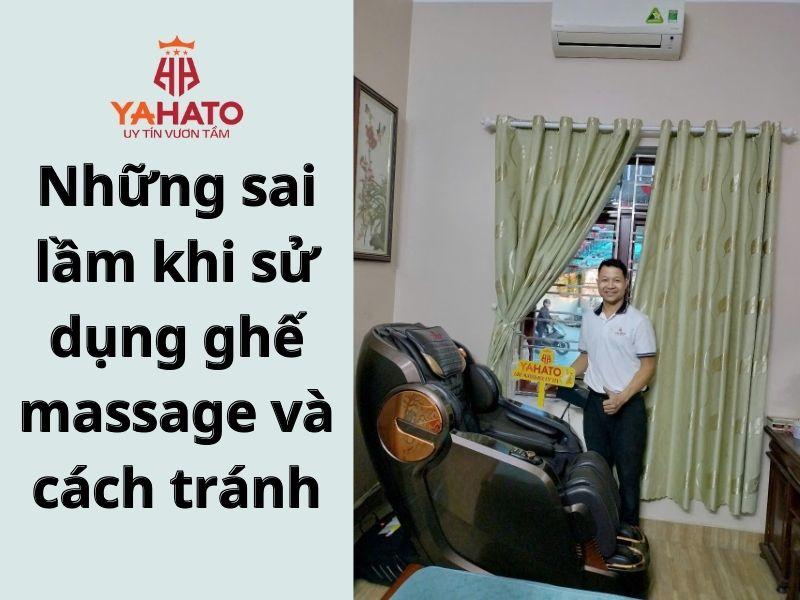 Những sai lầm khi sử dụng ghế massage và cách tránh
Những sai lầm khi sử dụng ghế massage và cách tránh