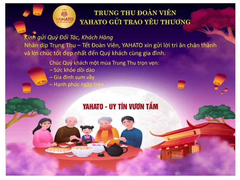   
          Trung Thu Đoàn Viên – YAHATO Gửi Trao Yêu Thương