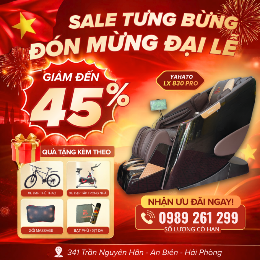   
          Ghế Massage Yahato FJ - 830 PRO 6D